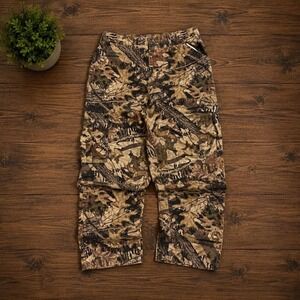 Vintage 90's Streetwear Essential Baggy Jerzees Camo Pants